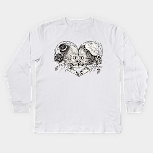 Skeleton lovers. Kids Long Sleeve T-Shirt